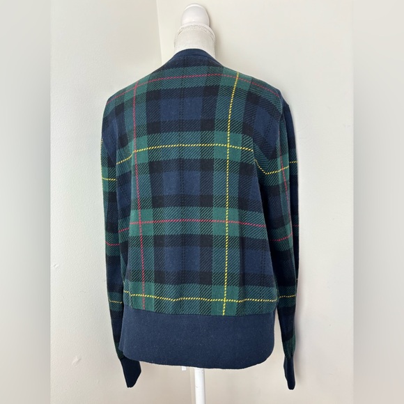Polo Ralph Lauren Tartan Plaid Wool Cardigan Size XL - Picture 3 of 9